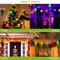50LED Halloween String Lights Skeleton Skull Party Decor Fairy Battery Lights